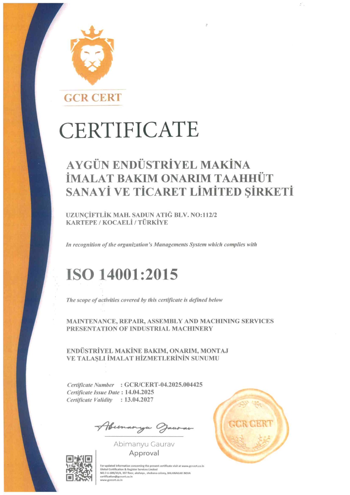 ISO 14001:2015