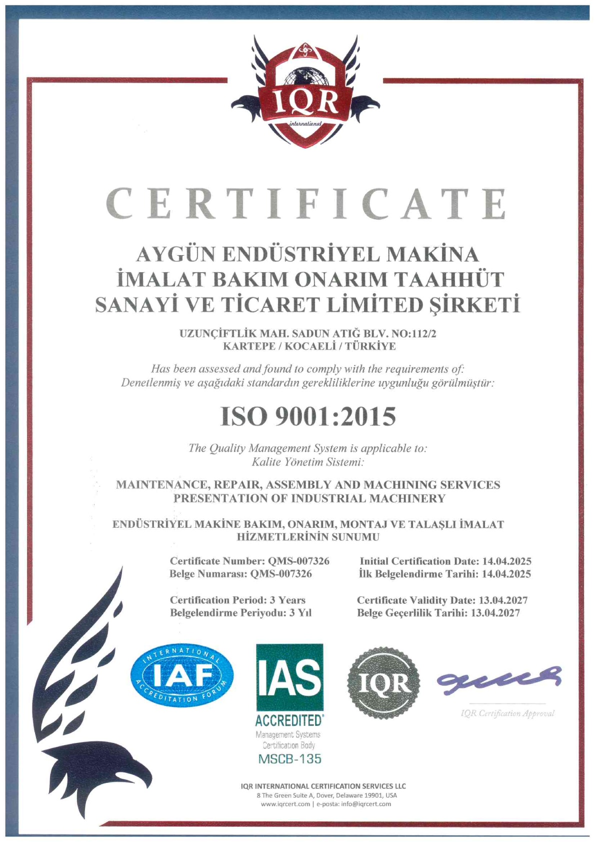 ISO 9001:2015